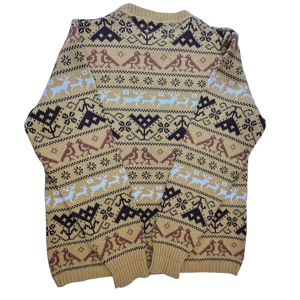 JERSILD Vintage Crewneck Made in Wisconsin Sweater Mustard Men’s Size Large